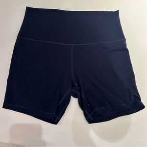 Lululemon Navy Align 6” Shorts